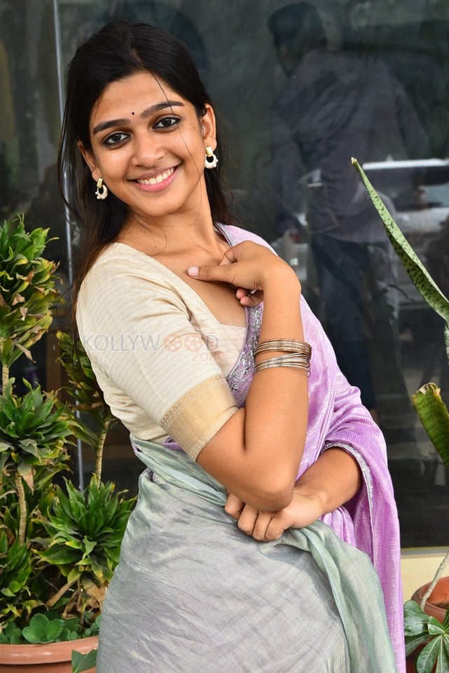 Actress Ananthika Sanilkumar at 8 Vasantalu Success Meet Photos 60
