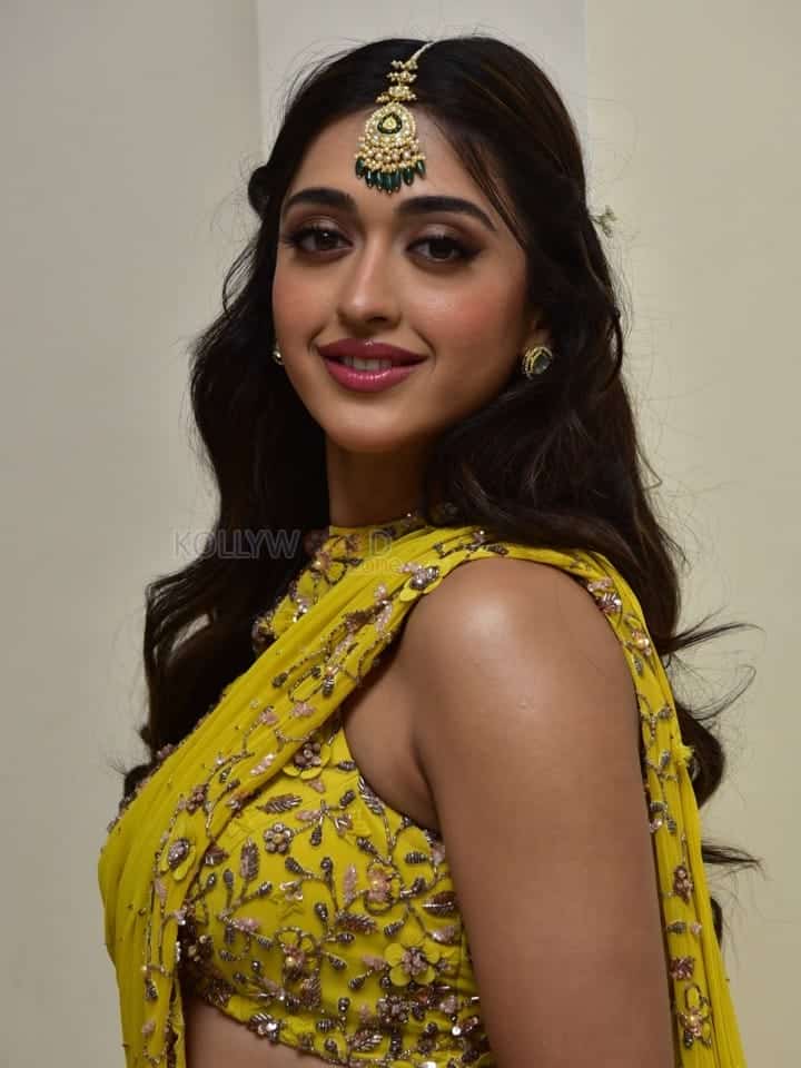 Actress Gayatri Bhardwaj at Tiger Nageswara Rao Pre Release Event Photos 17