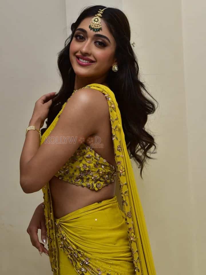 Actress Gayatri Bhardwaj at Tiger Nageswara Rao Pre Release Event Photos 18