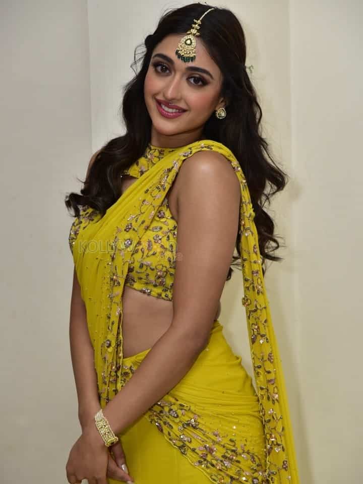 Actress Gayatri Bhardwaj at Tiger Nageswara Rao Pre Release Event Photos 22
