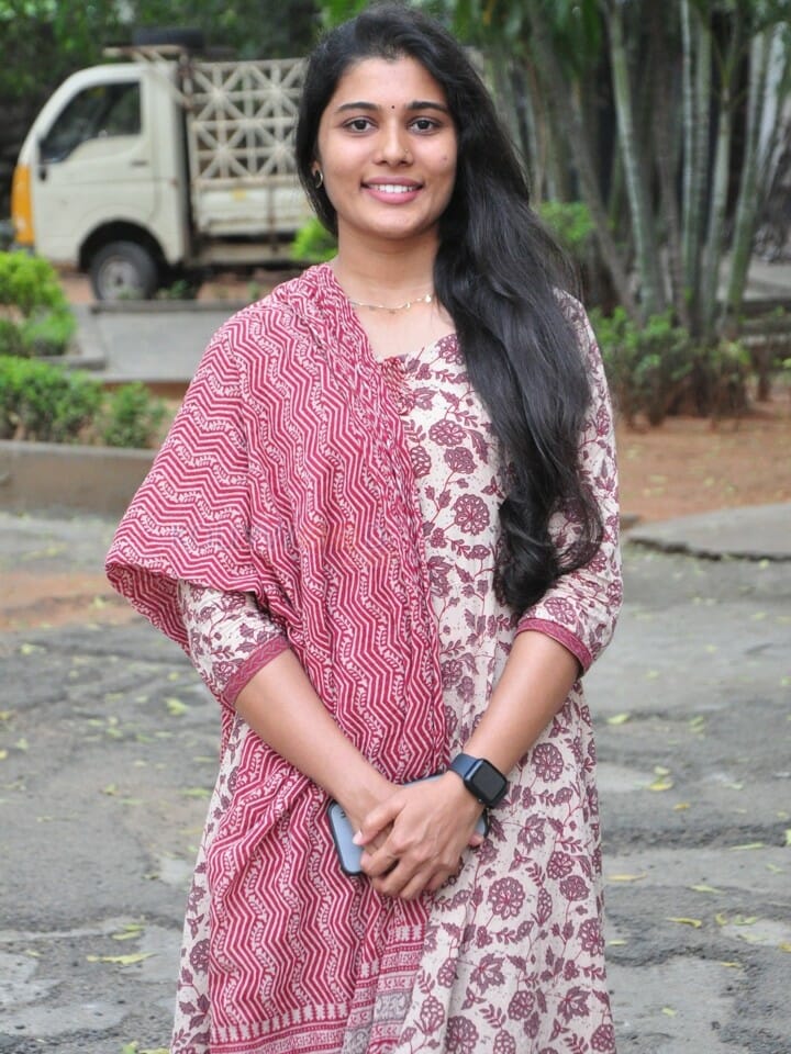 Actress Saranya Pradeep at Ambajipeta Marriage Band Movie Teaser Launch Pictures 02