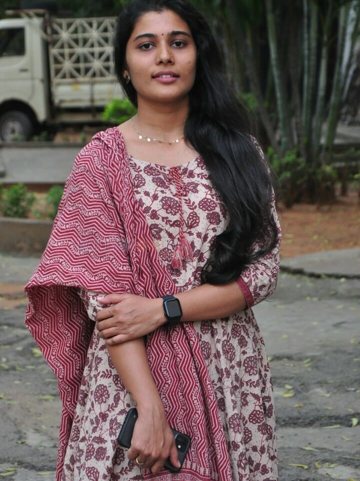 Actress Saranya Pradeep at Ambajipeta Marriage Band Movie Teaser Launch Pictures 05