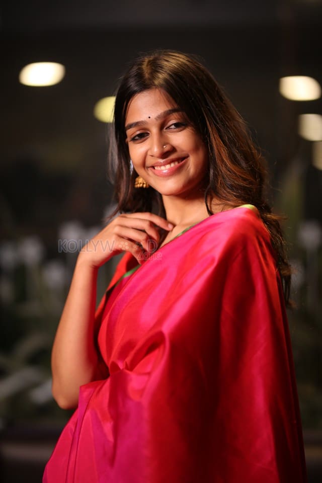 Heroine Ananthika Sanilkumar at 8 Vasantalu Pre release Event Pictures 13
