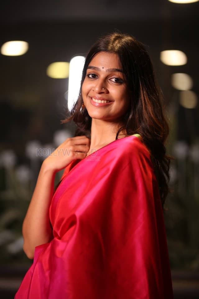 Heroine Ananthika Sanilkumar at 8 Vasantalu Pre release Event Pictures 14
