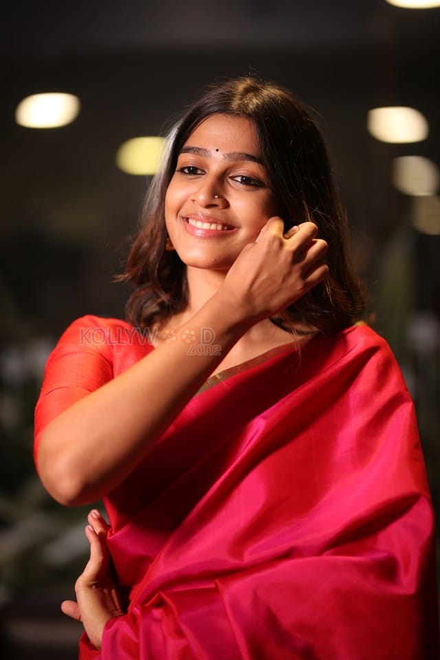 Heroine Ananthika Sanilkumar at 8 Vasantalu Pre release Event Pictures 17