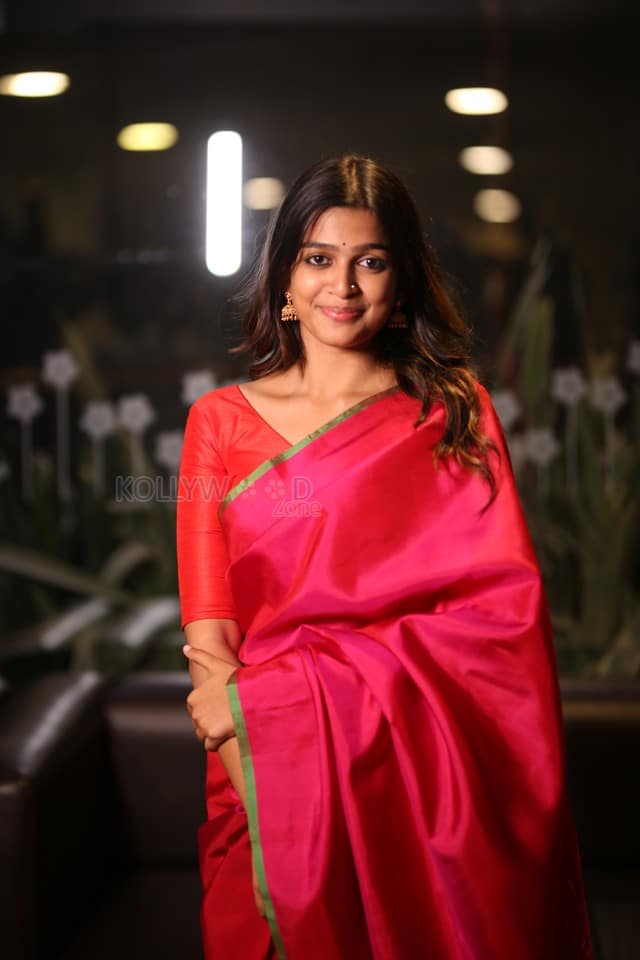Heroine Ananthika Sanilkumar at 8 Vasantalu Pre release Event Pictures 26