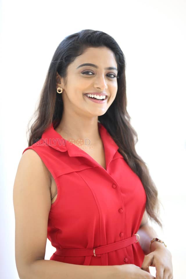 Heroine Roopa Koduvayur at Sarangapani Jathakam Success Meet Photos 16