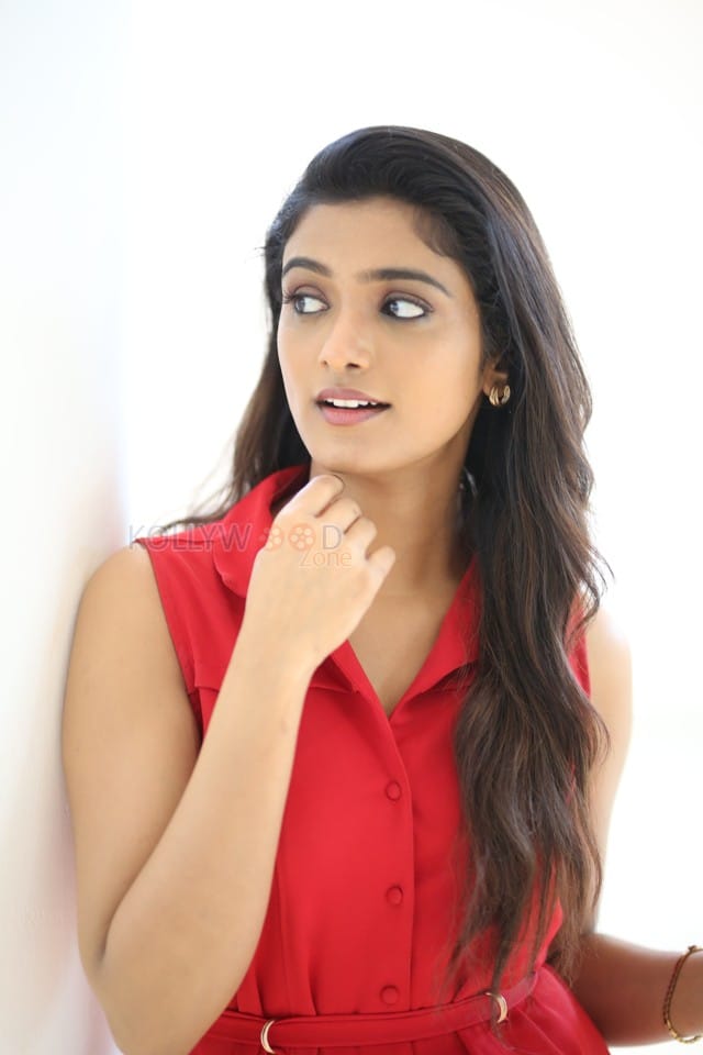 Heroine Roopa Koduvayur at Sarangapani Jathakam Success Meet Photos 21