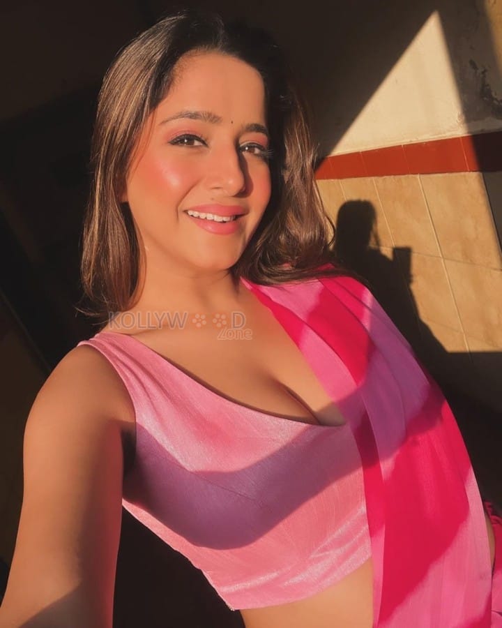 Seductive Kate Sharma in a Pink Saree Pictures 02