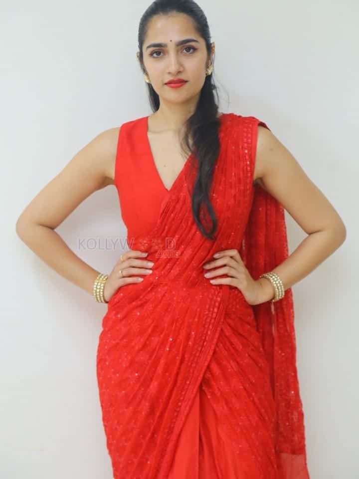 Actress Rukmini Vasanth at Saptha Sagaralu Dhaati Movie Press Meet Pictures 05