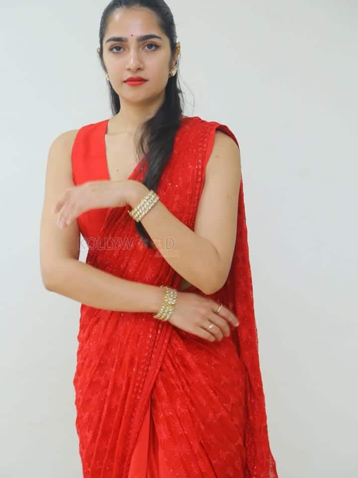 Actress Rukmini Vasanth at Saptha Sagaralu Dhaati Movie Press Meet Pictures 07