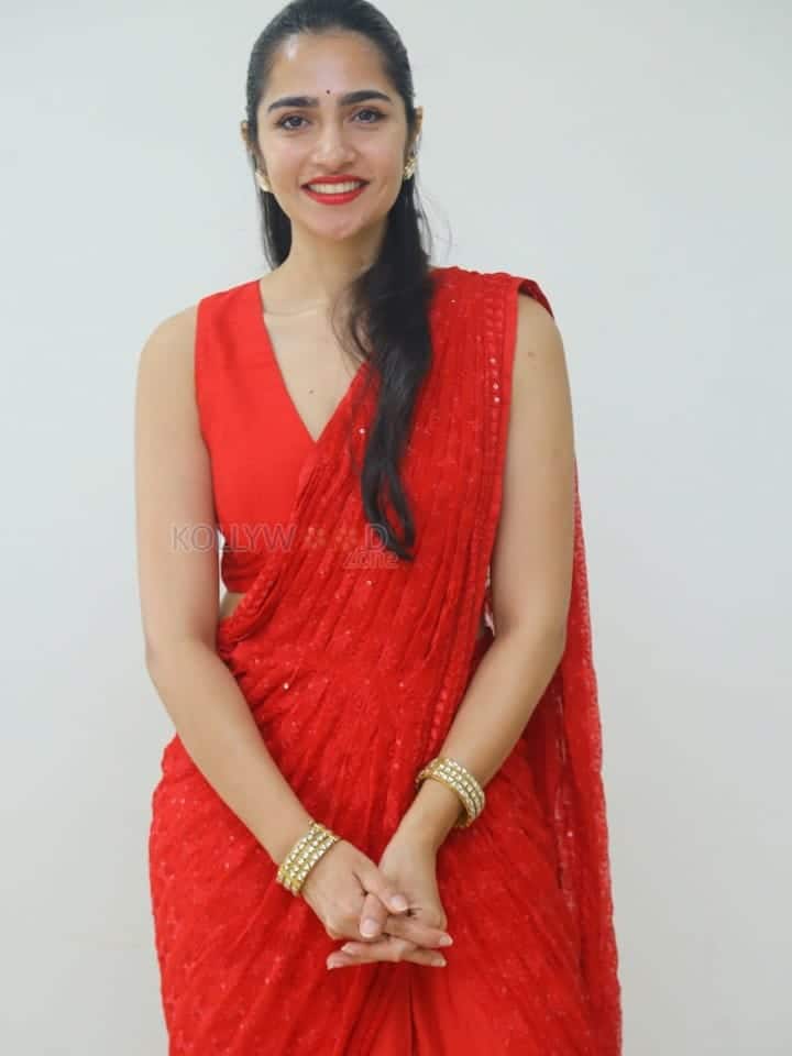 Actress Rukmini Vasanth at Saptha Sagaralu Dhaati Movie Press Meet Pictures 12