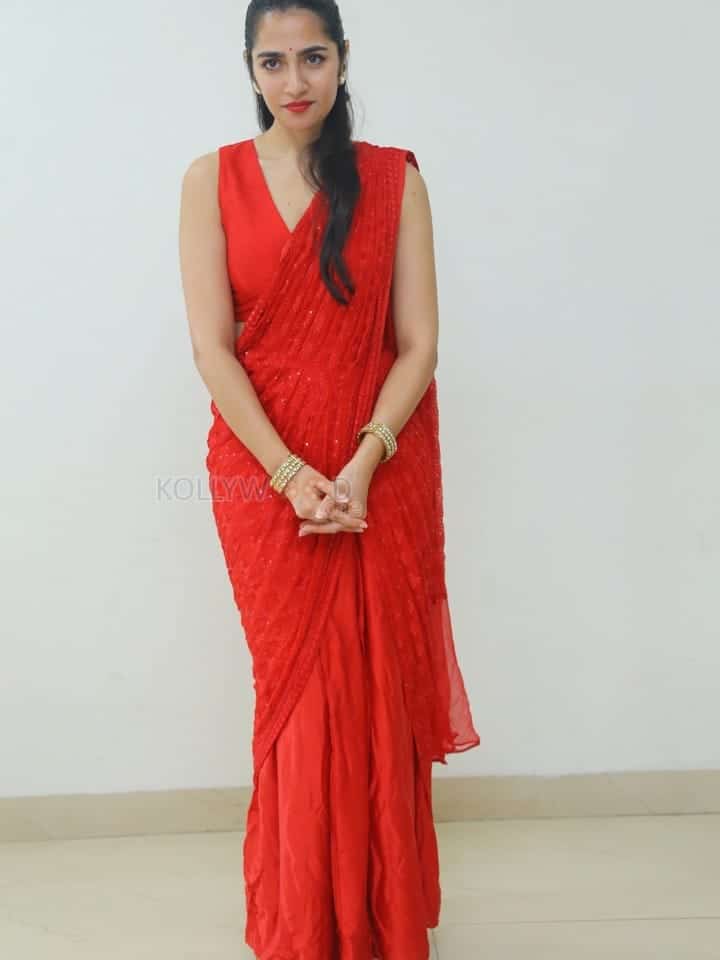 Actress Rukmini Vasanth at Saptha Sagaralu Dhaati Movie Press Meet Pictures 13