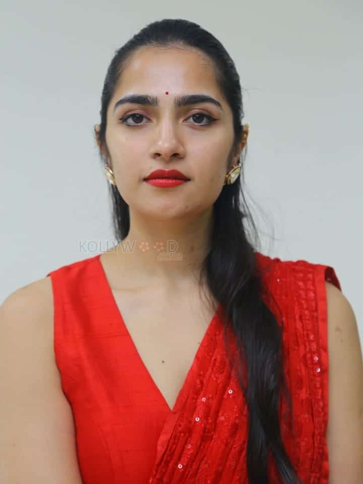 Actress Rukmini Vasanth at Saptha Sagaralu Dhaati Movie Press Meet Pictures 20