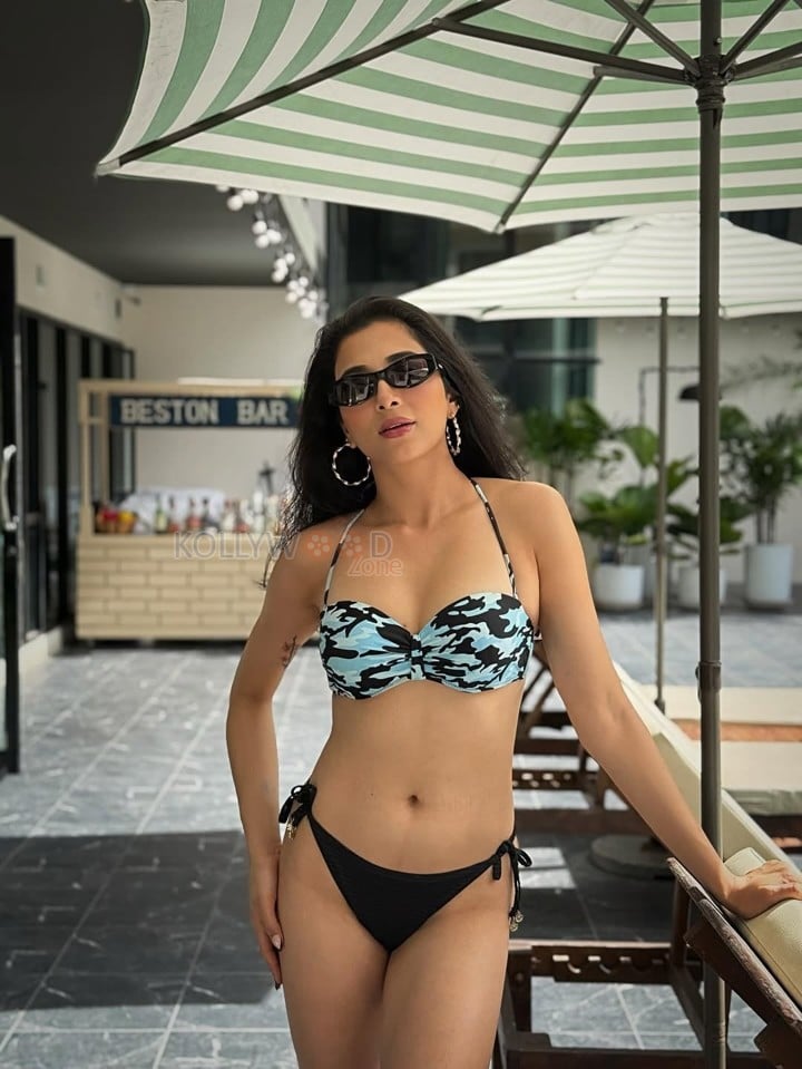 Sensual Afreen Alvi in a Two Piece Bikini Stills 01