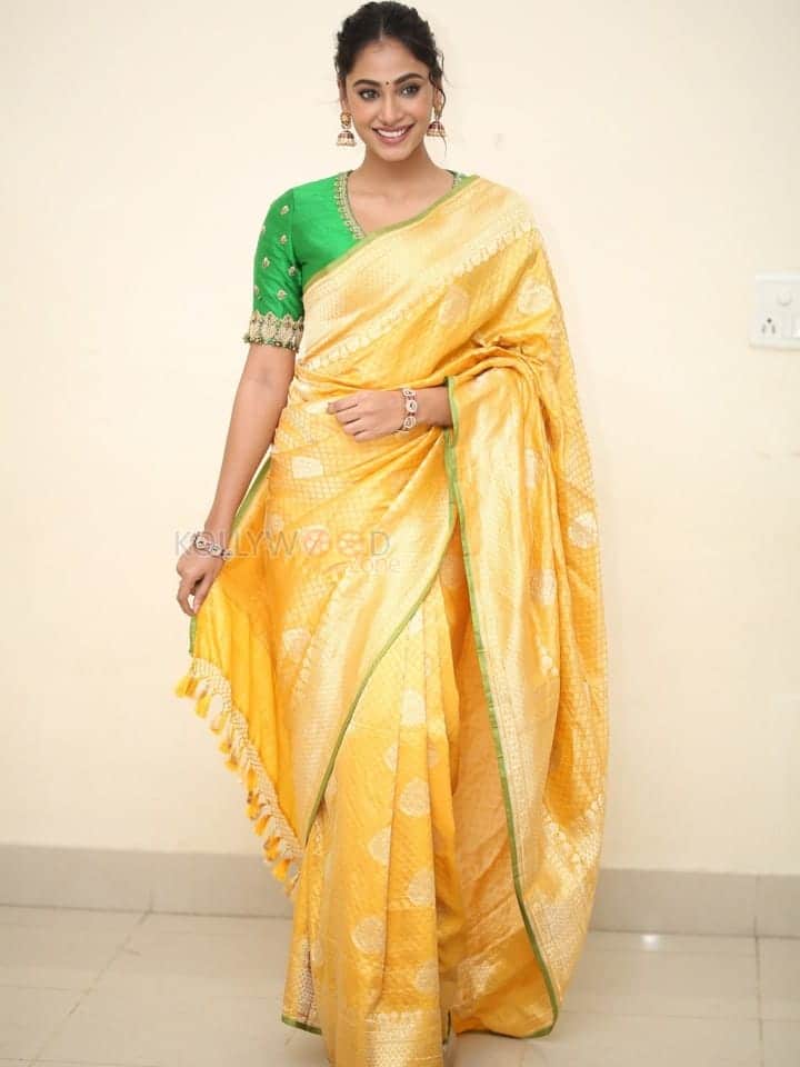Actress Anukreethy Vas At Tiger Nageswara Rao Pre Release Event Stills ...