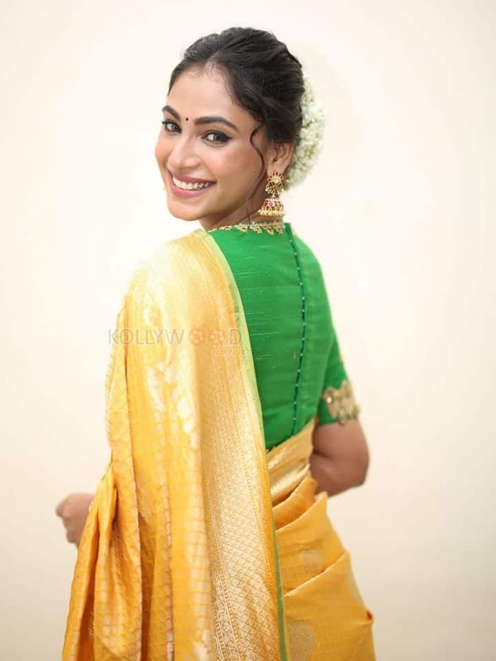 Actress Anukreethy Vas at Tiger Nageswara Rao Pre Release Event Stills 22