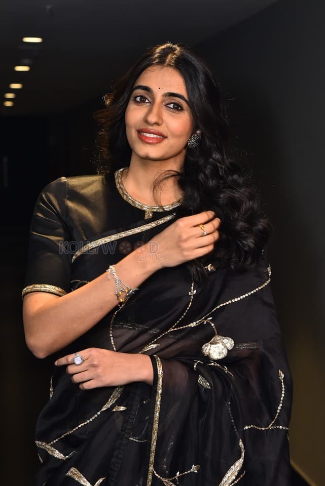 Actress Maanasa Choudhary at Aaryan Movie Pre Release Event Pictures 26