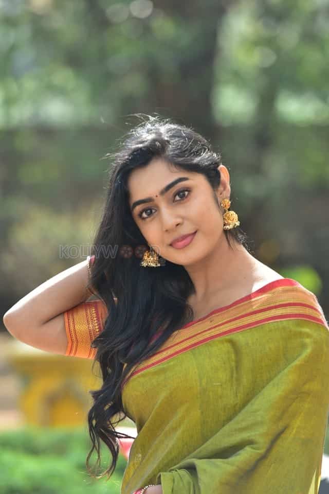 Actress Meghalekha Kacharla at Bootcut Balaraju Teaser Launch Photos 09