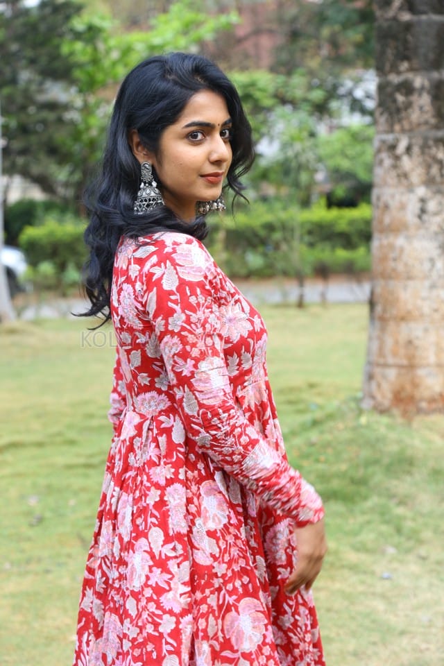 Actress Meghalekha Kacharla at Roti Kapada Romance Movie Press Meet Photos 07