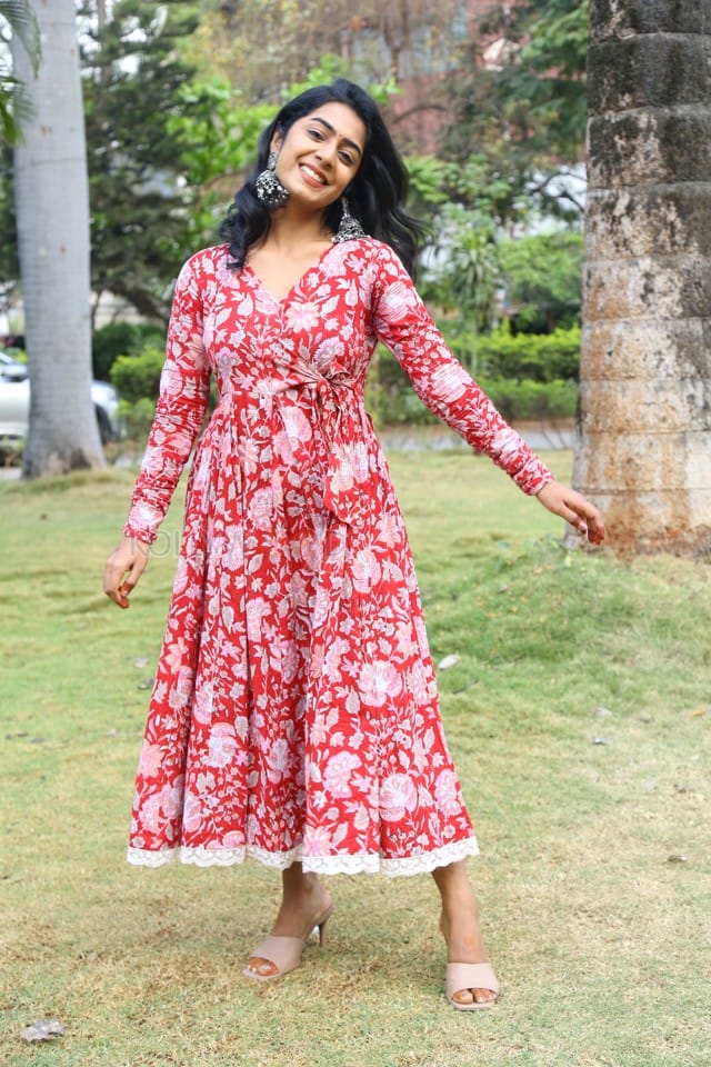 Actress Meghalekha Kacharla at Roti Kapada Romance Movie Press Meet Photos 10