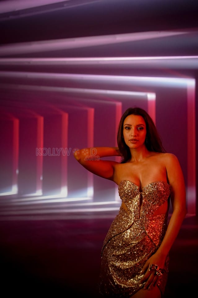 Sizzling Hot Tripti Dimri Showing Cleavage in a Silver Dress Pictures 05