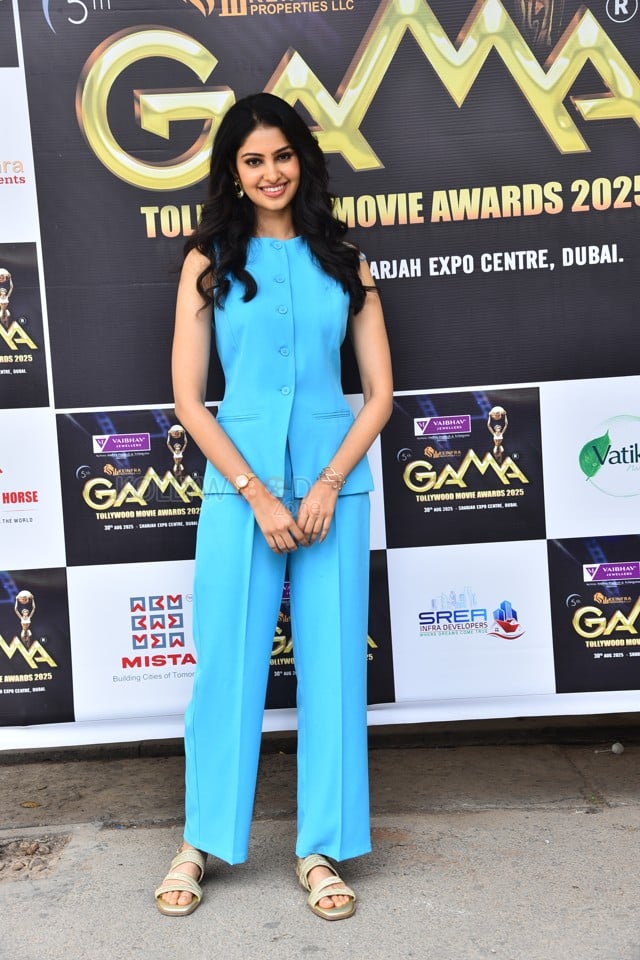 Actress Manasa Varanasi at 5th Edition of Gama Awards Curtain Raiser Event Pictures 26