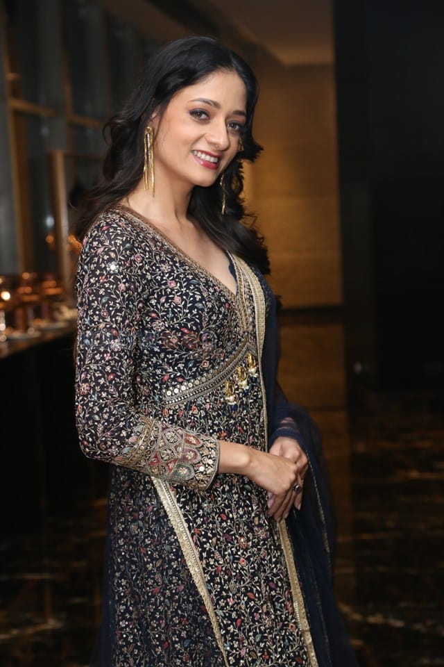 Actress Yaaneea Bharadwaj at Indrani Movie Trailer Launch Photos 05