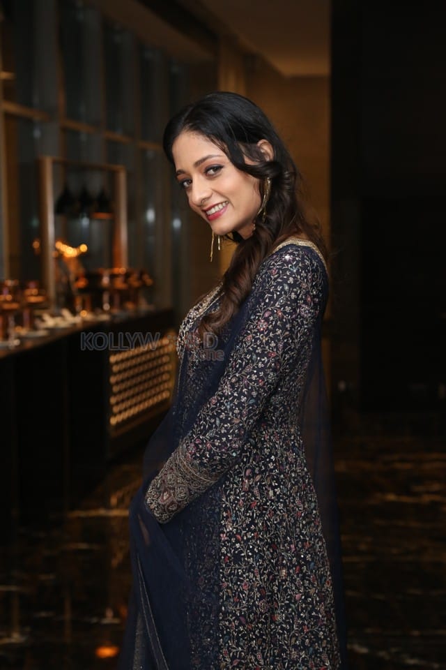 Actress Yaaneea Bharadwaj at Indrani Movie Trailer Launch Photos 20