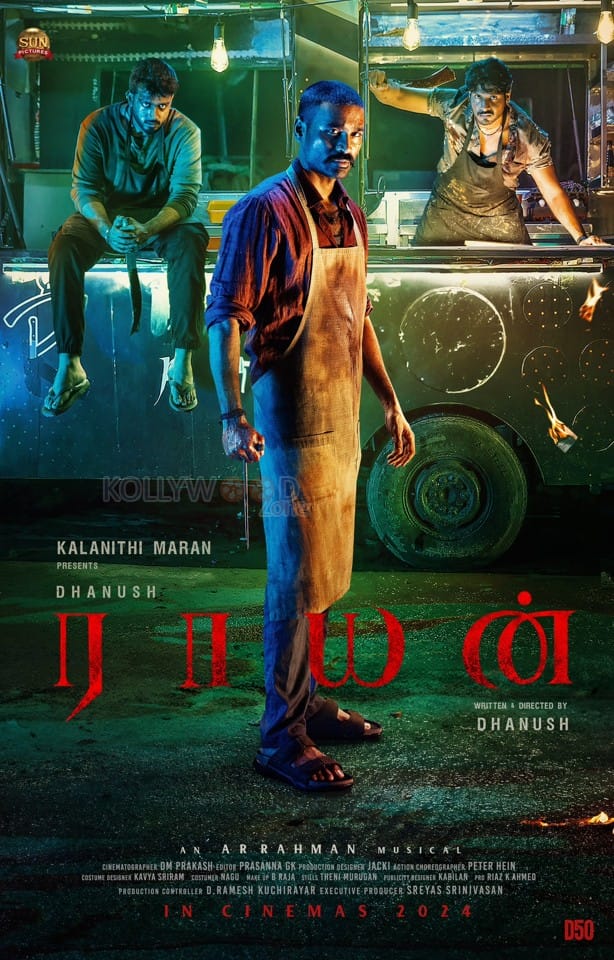 Raayan Movie Poster in Tamil