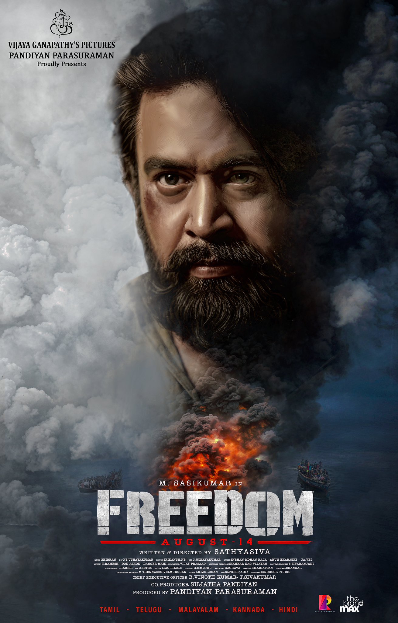 Sasikumar Freedom Poster