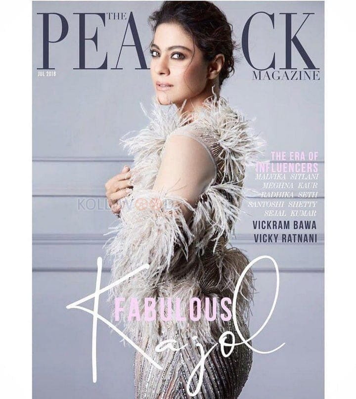 Actress Kajol Peacock Magazine Photos 03