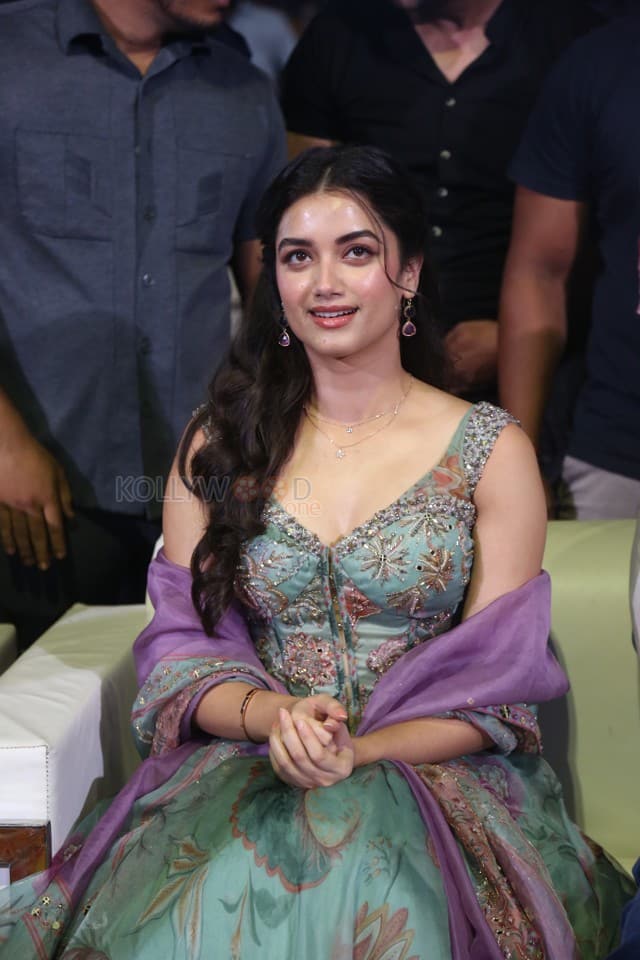 Actress Bhagyashri Borse at Andhra King Taluka Trailer Launch Pictures 05