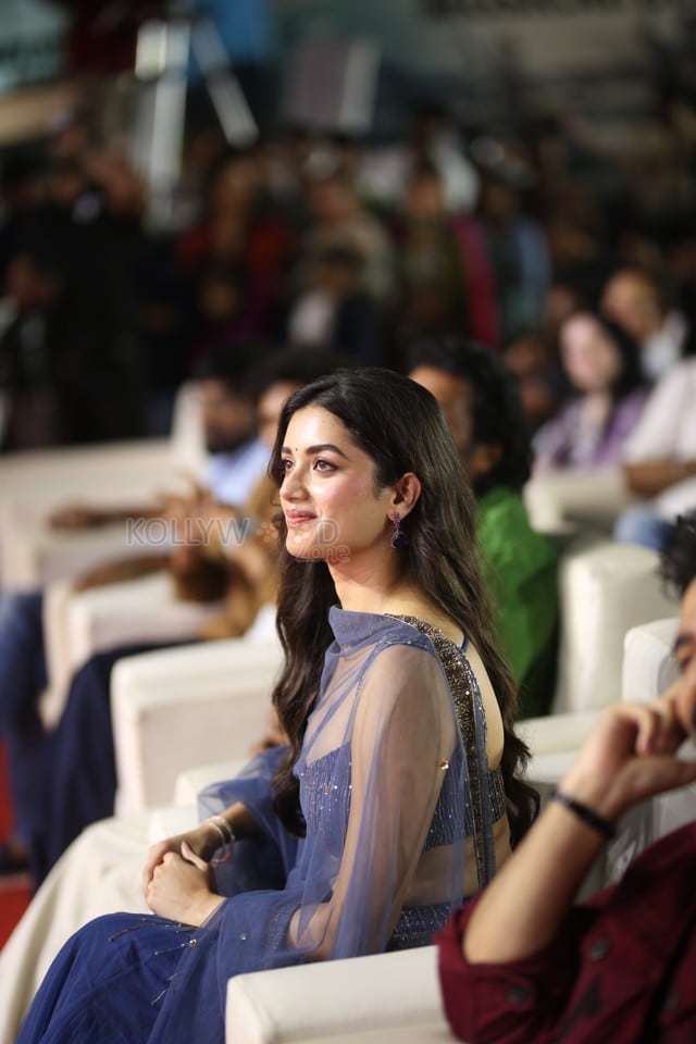 Heroine Bhagyashri Borse at Andhra King Taluka Pre Release Event Pictures 05