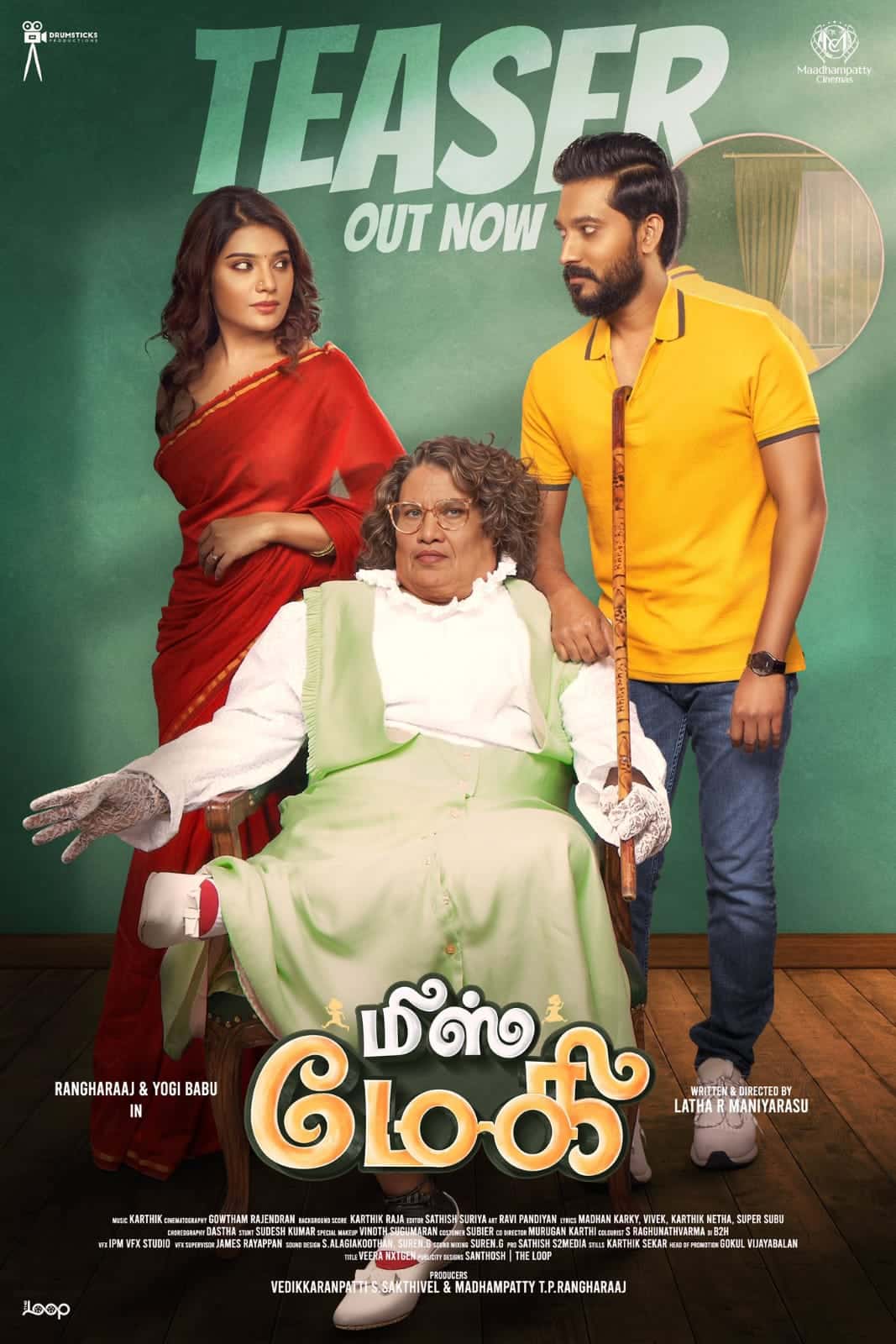 Miss Maggie Teaser: Yogi Babu As Woman Of Action In This Comedy!