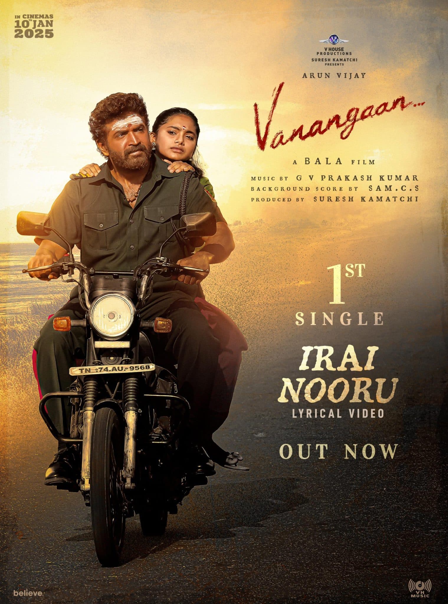 First Single ‘Irai Nooru’ From Arun Vijay’s Vanangaan Is Out!