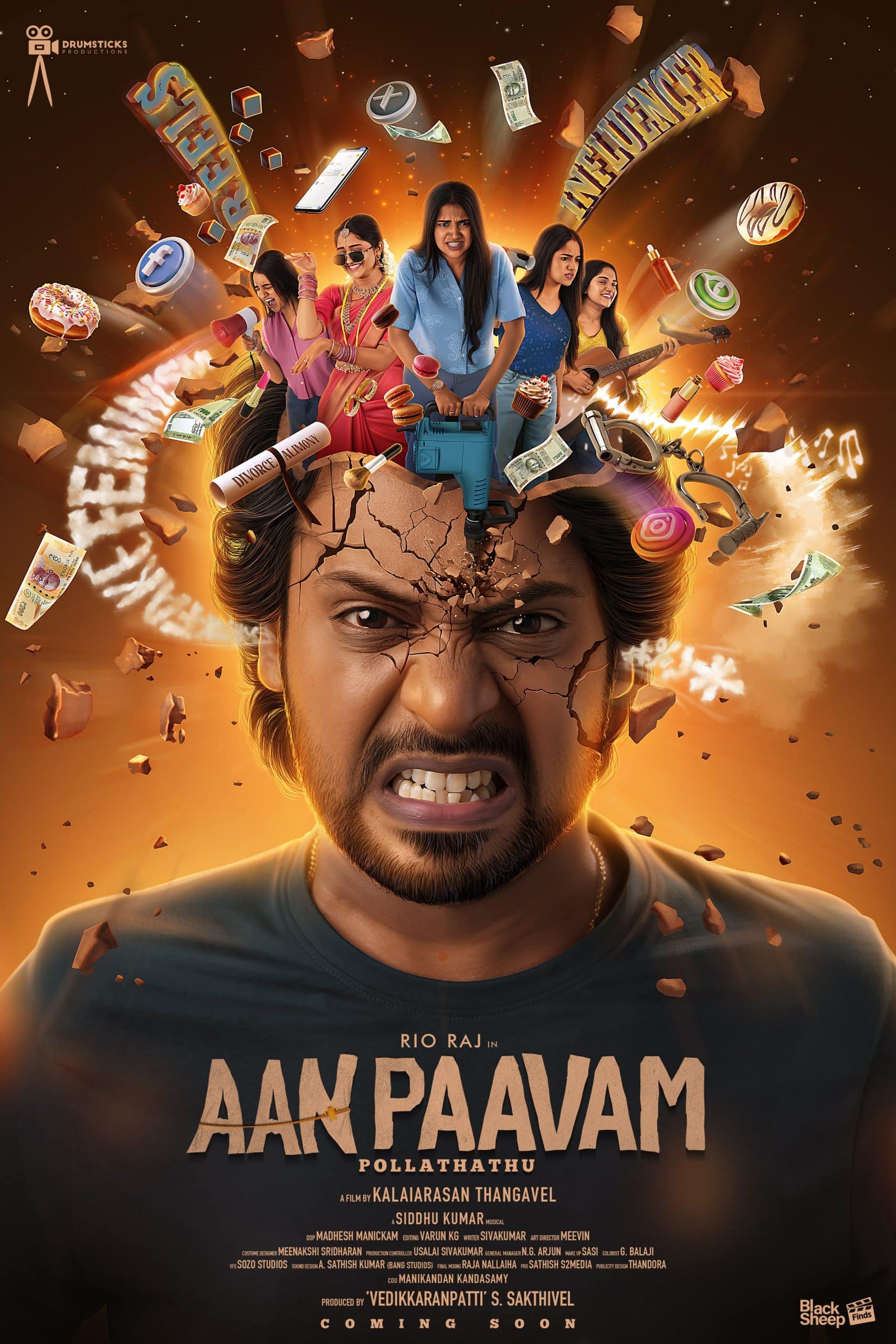 First Look Motion Poster Of Rio Raj’s Aanpaavam Pollathathu Grabs Attention!