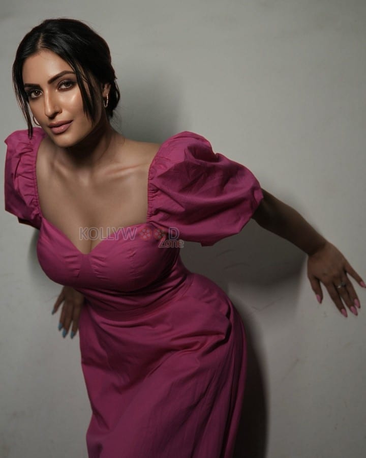 Hamari Sister Didi Actress Shivangi Verma in a Pink Dress Pictures 01