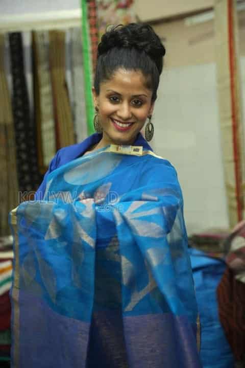 Actress Anukruthi At National Silk Expo Photos 02