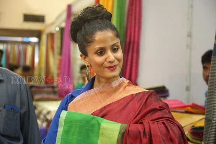 Actress Anukruthi At National Silk Expo Photos 12