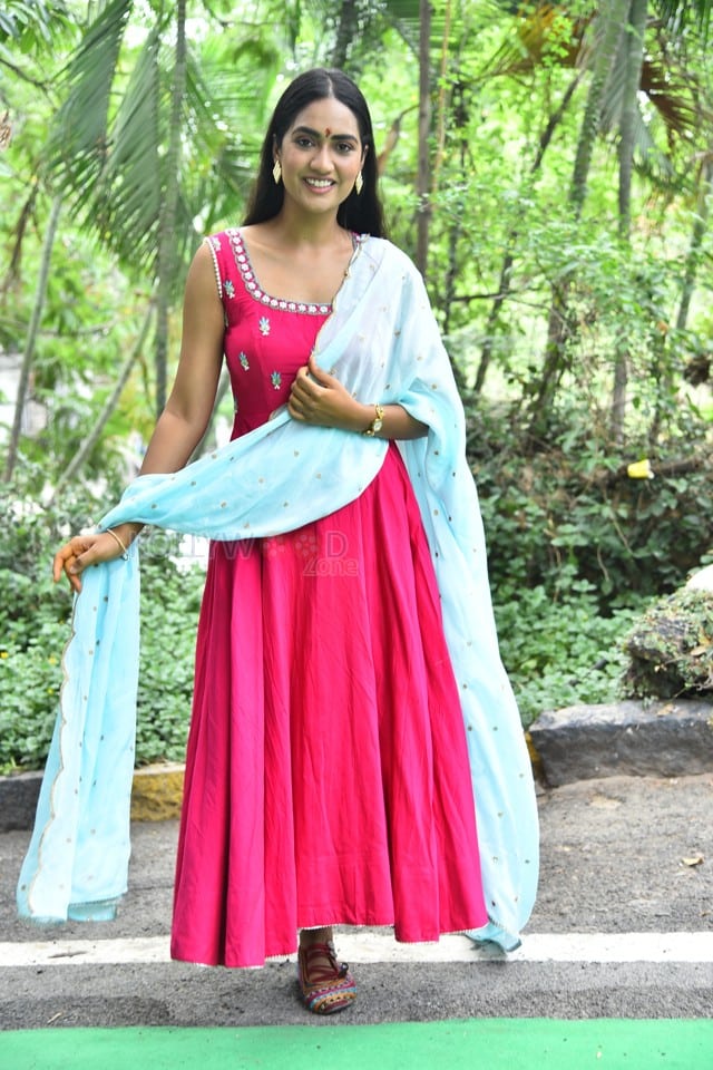 Actress Kajal Choudhary at Ananganaga Movie Success Meet Photos 04