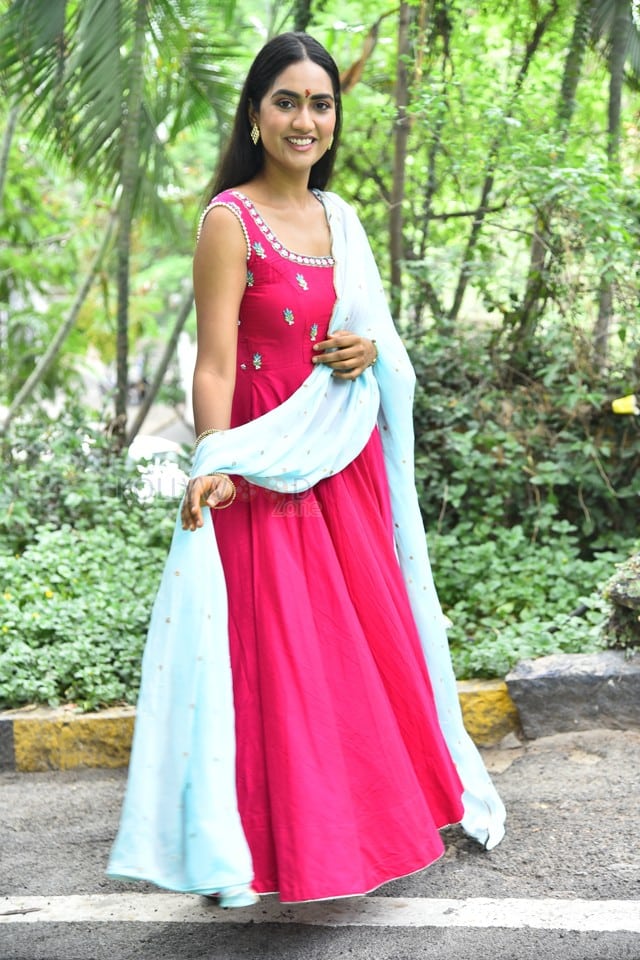 Actress Kajal Choudhary at Ananganaga Movie Success Meet Photos 05