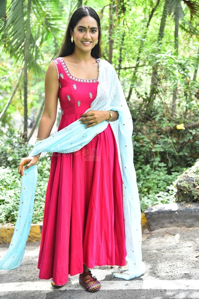 Actress Kajal Choudhary at Ananganaga Movie Success Meet Photos 07
