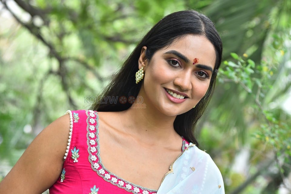 Actress Kajal Choudhary at Ananganaga Movie Success Meet Photos 08