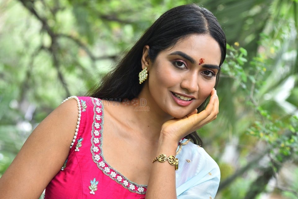 Actress Kajal Choudhary at Ananganaga Movie Success Meet Photos 10