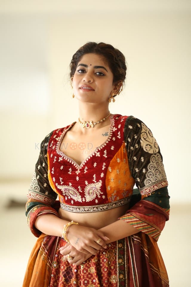 Actress Abhignya Vuthaluru at Viraatapalem Trailer Launch Photos 22
