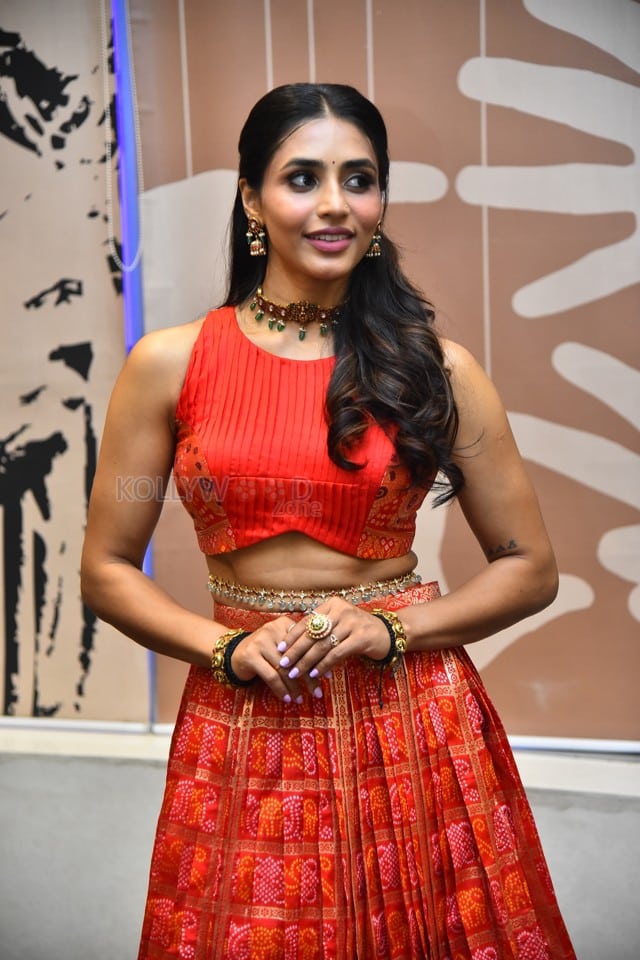 Actress Sapthami Gowda at Thammudu Trailer Launch Photos 01