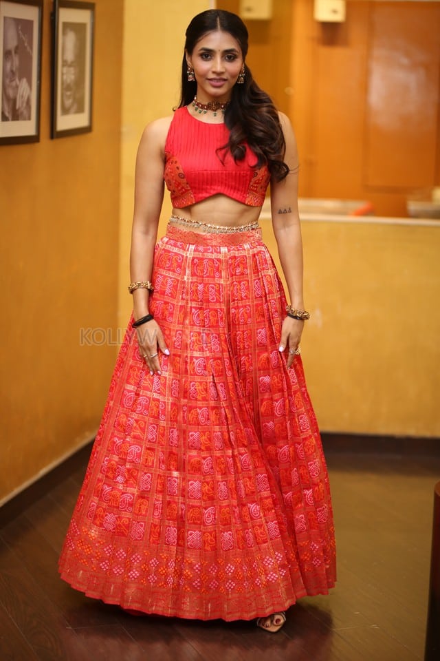 Actress Sapthami Gowda at Thammudu Trailer Launch Photos 13