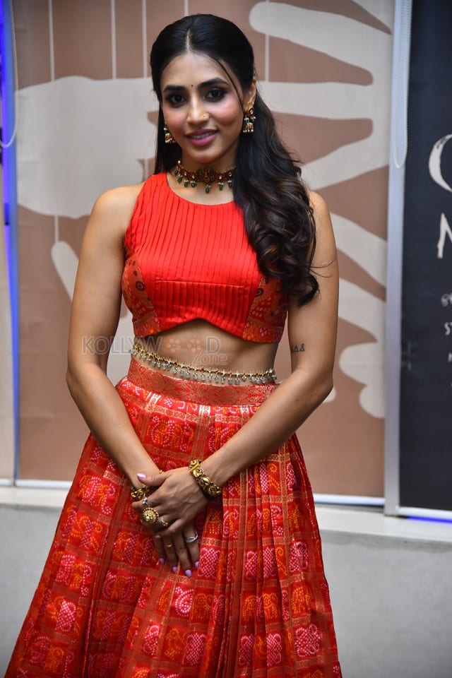 Actress Sapthami Gowda at Thammudu Trailer Launch Photos 33