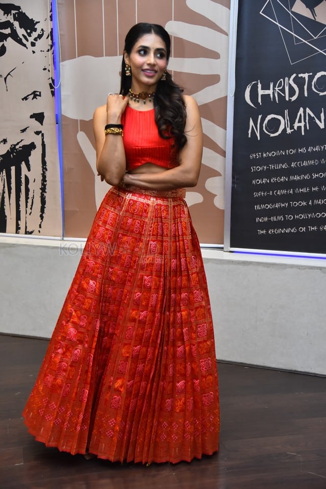 Actress Sapthami Gowda at Thammudu Trailer Launch Photos 35